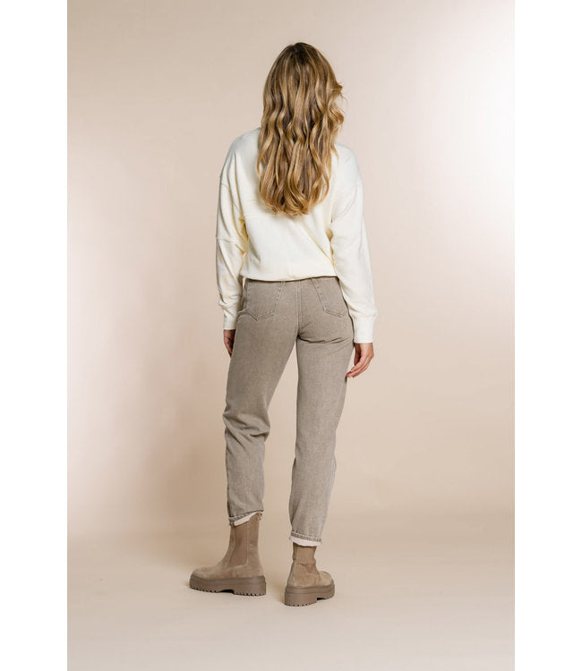 Dames broek grijs m