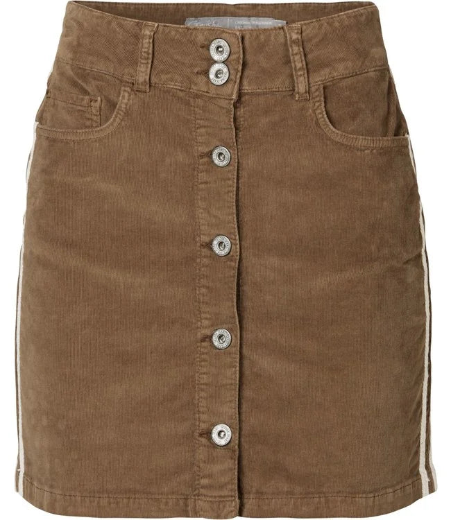 Dames rok bruin xs m