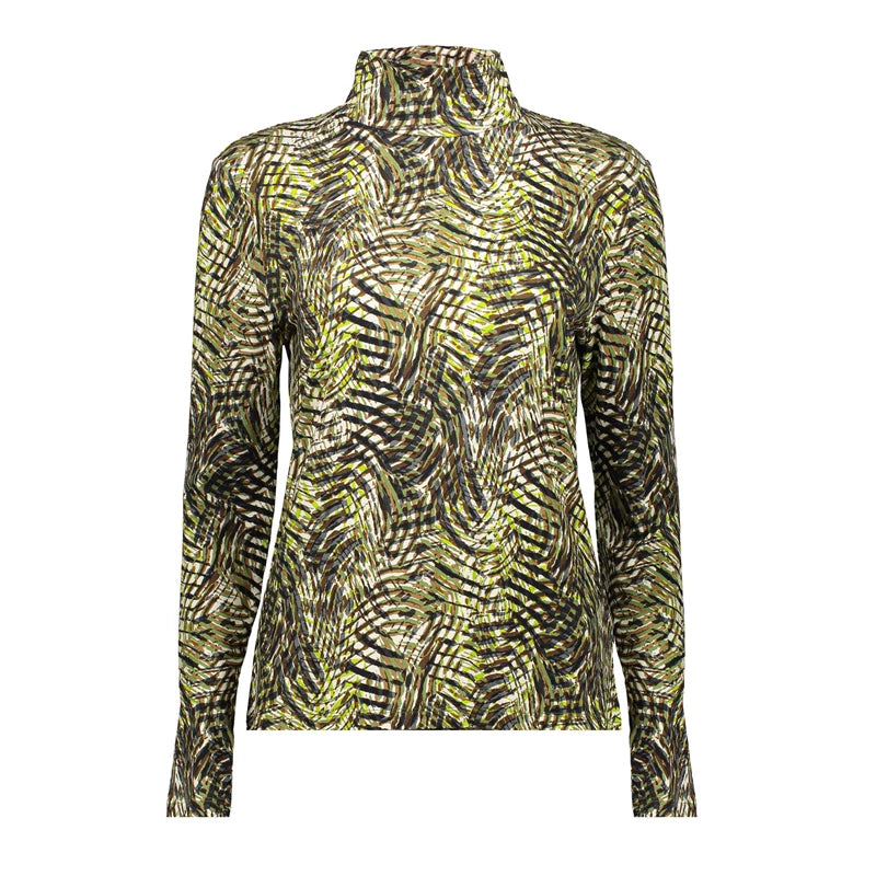 Dames shirt met cole zwart groen xs s m l xl 2xl 3xl