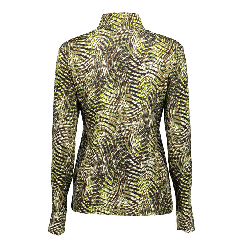 Dames shirt met cole zwart groen xs s m l xl 2xl 3xl