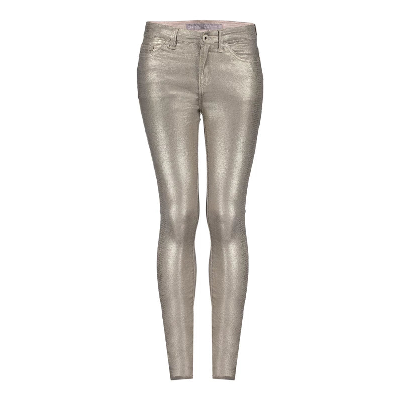 Meiden broek goud s m l xl