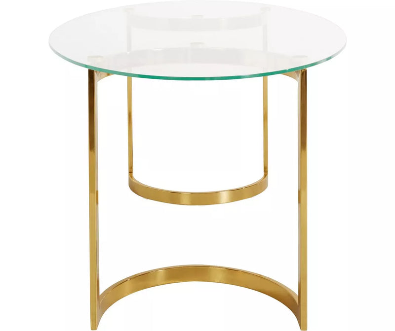 Mesa de comedor color oro Ancho 160 cm Fondo 90 cm Alto 76,5 cm