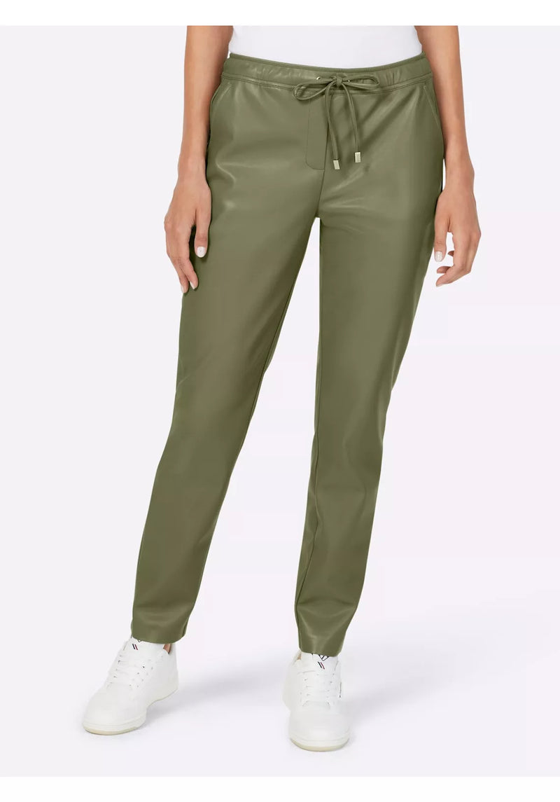 Pantalón de piel mujer verde xs sml xl xxl xxxl xxxxl xxxxxl