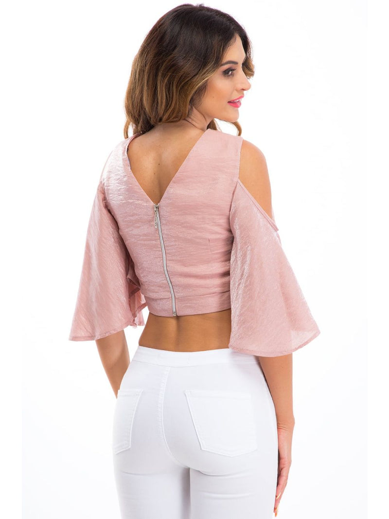 Camisa mujer rosa l