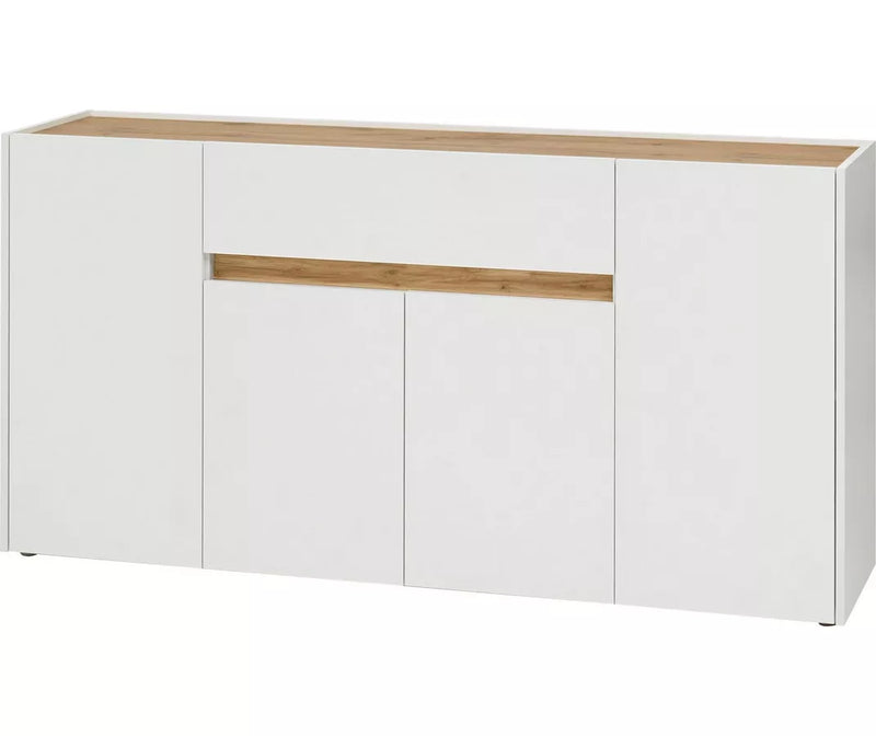 Dressoir wandmeubel modern wit antraciet grijs Breedte 170 cm Diepte 40 cm Hoogte 84 cm