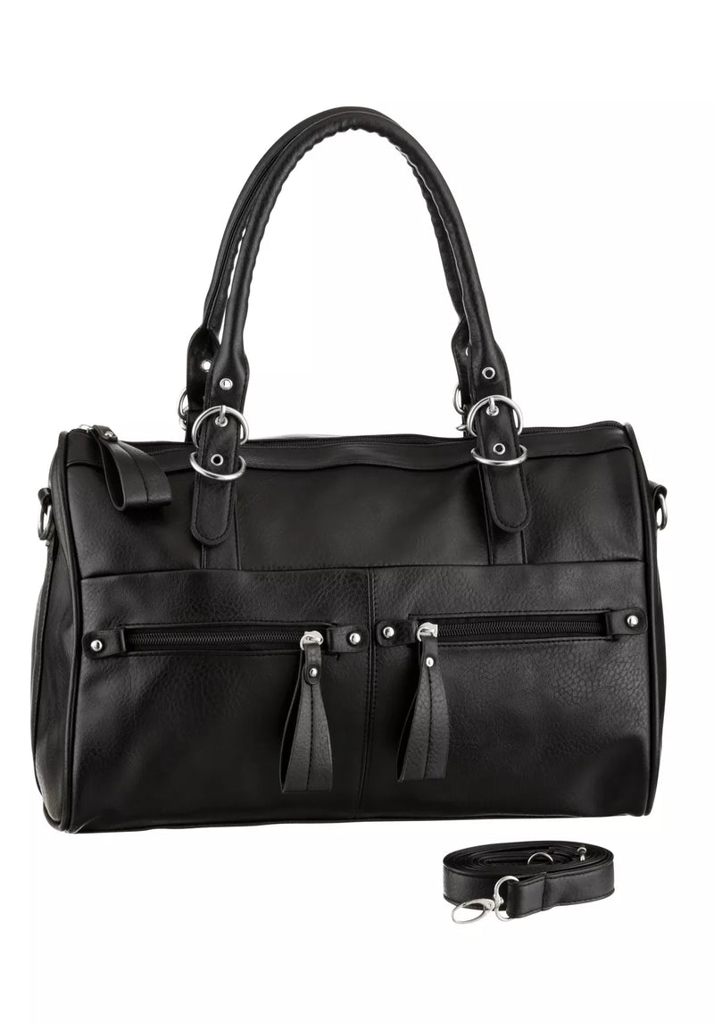 Bolso de mujer de piel negro