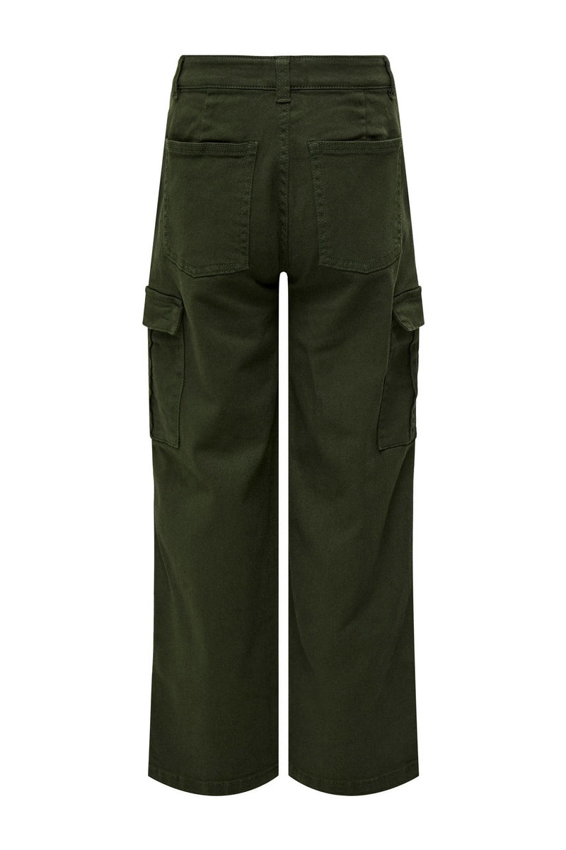 Pantalón niña beige verde oscuro 116 122 128 134 140 146 152 158 164