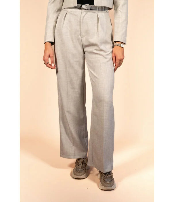 Dames pantalon licht grijs s m l