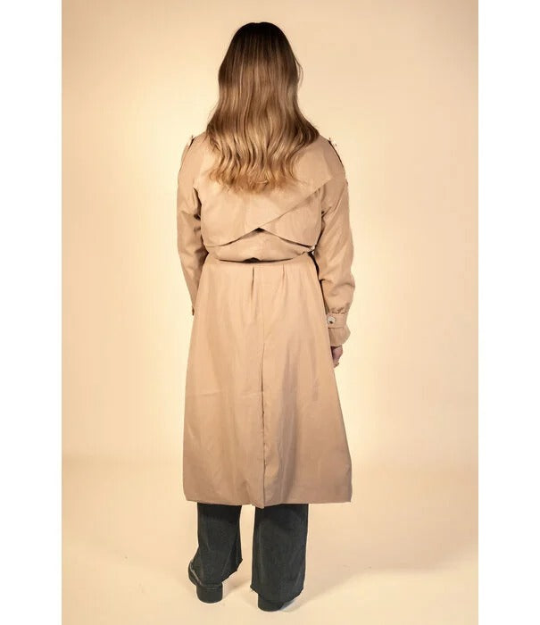 Women's trench coat camel s m l