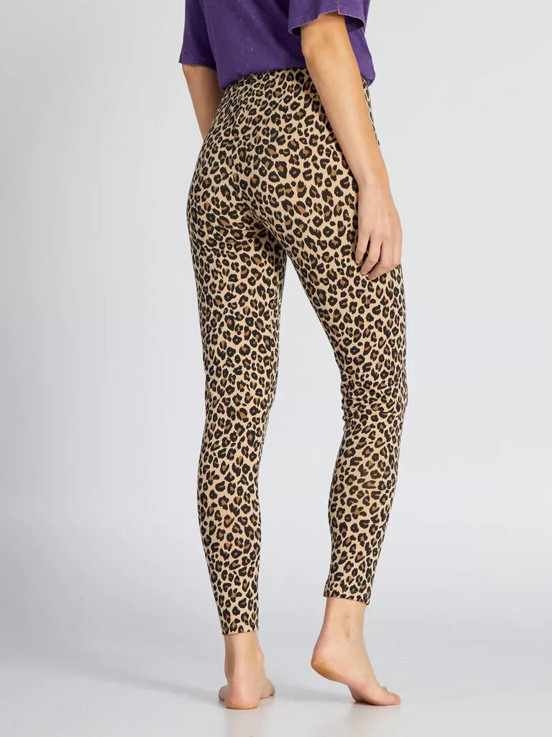 Dames broek legging luipaardprint xs s m l xl