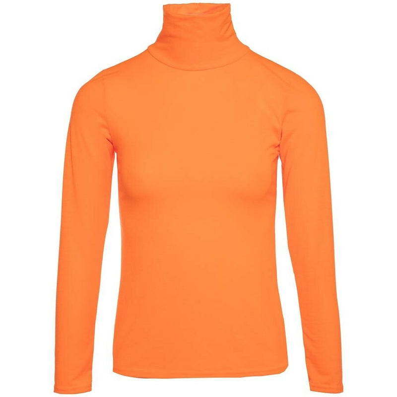 Dames turtleneck oranje groen roze geel s/m m/l