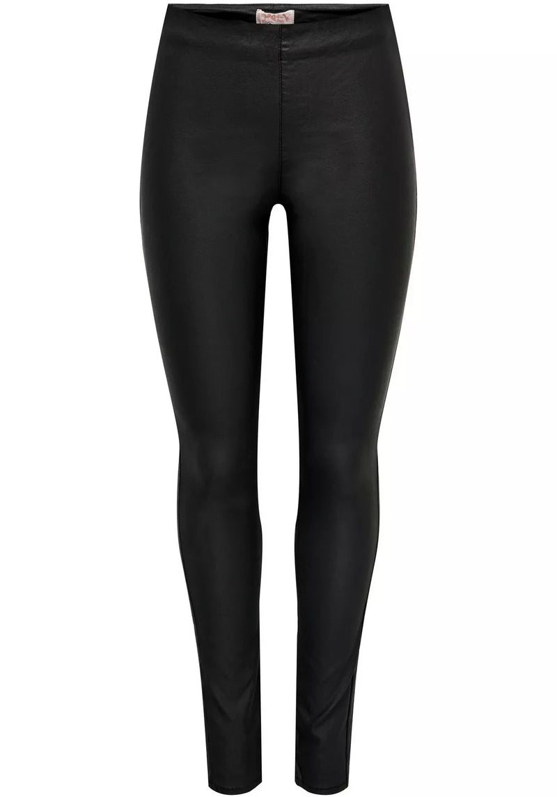 Pantalón de piel mujer negro XS (34) S (36) M (38) L (40) XL (42)