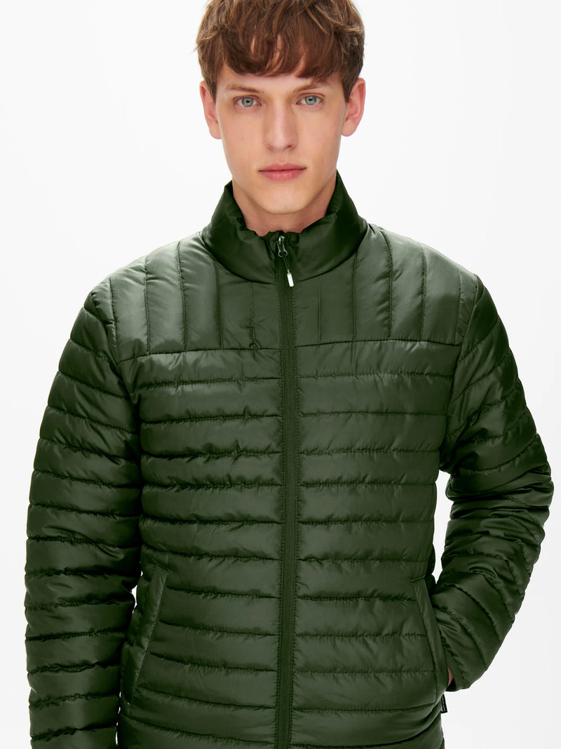 Chaqueta hombre verde sml xl