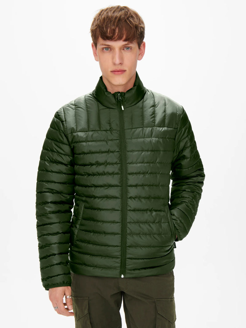 Chaqueta hombre verde sml xl