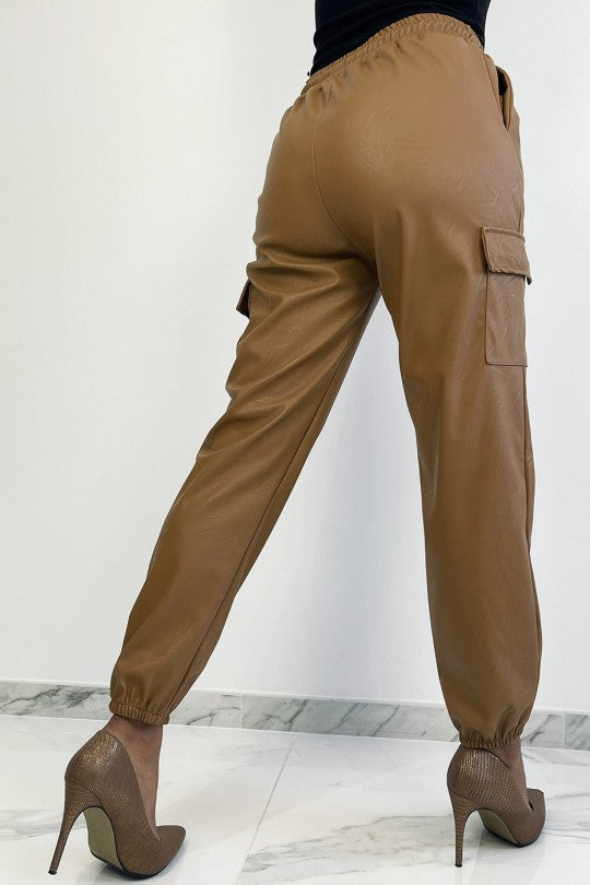 Pantalón cargo mujer caramelo SML XL