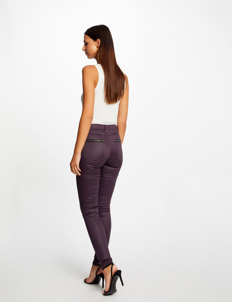 Pantalón mujer negro violeta marrón beige xs sml xl xx l