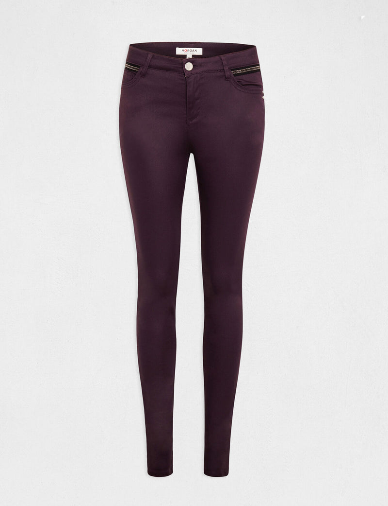 Pantalón mujer negro violeta marrón beige xs sml xl xx l