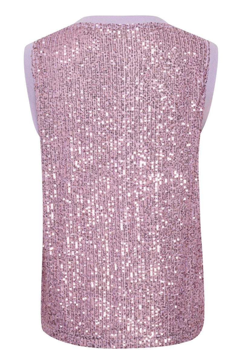 Dames top glitters roze xs s m l xl xxl xxxl