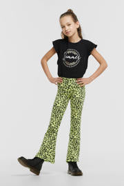 Pantalón niña verde rosa 116 128 140 152 164 176