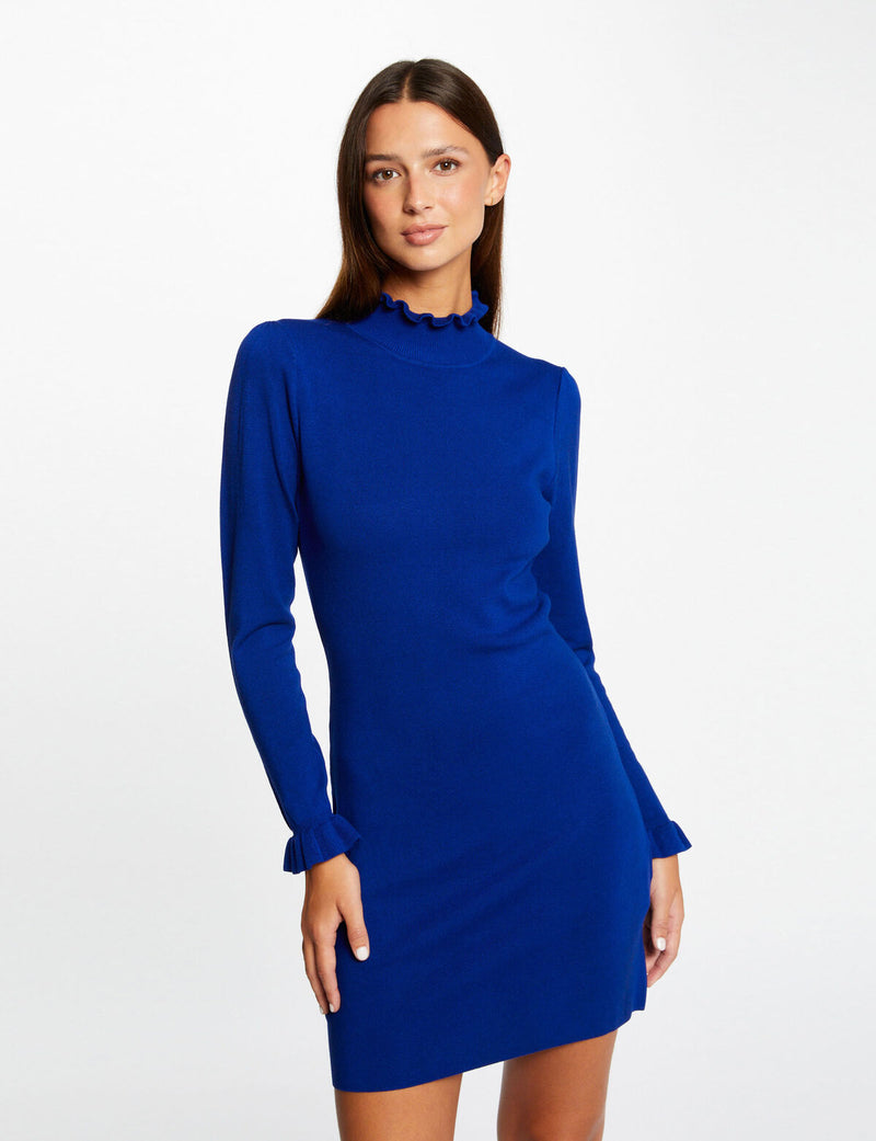 Vestido mujer azul negro rojo xs sml xl