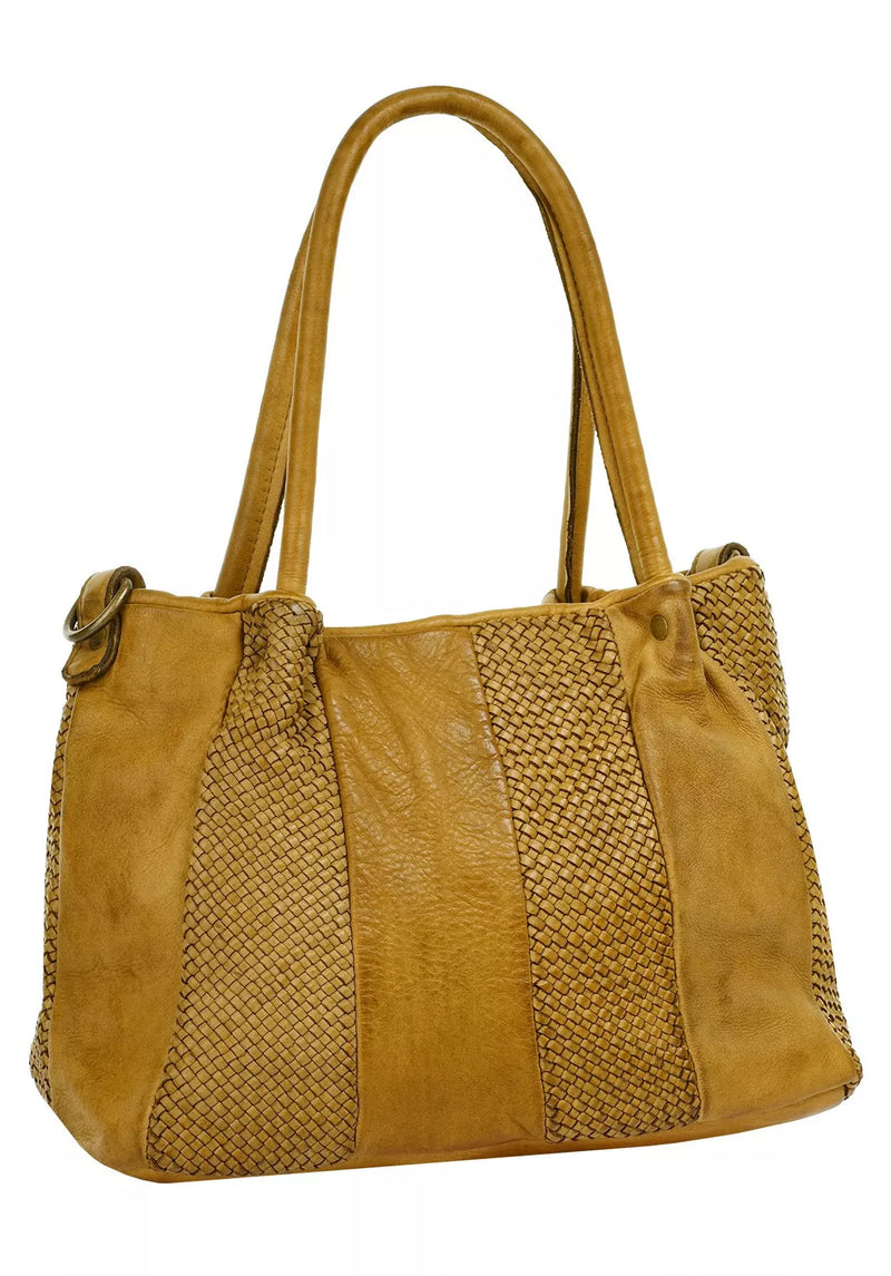 Bolso bandolera mujer amarillo