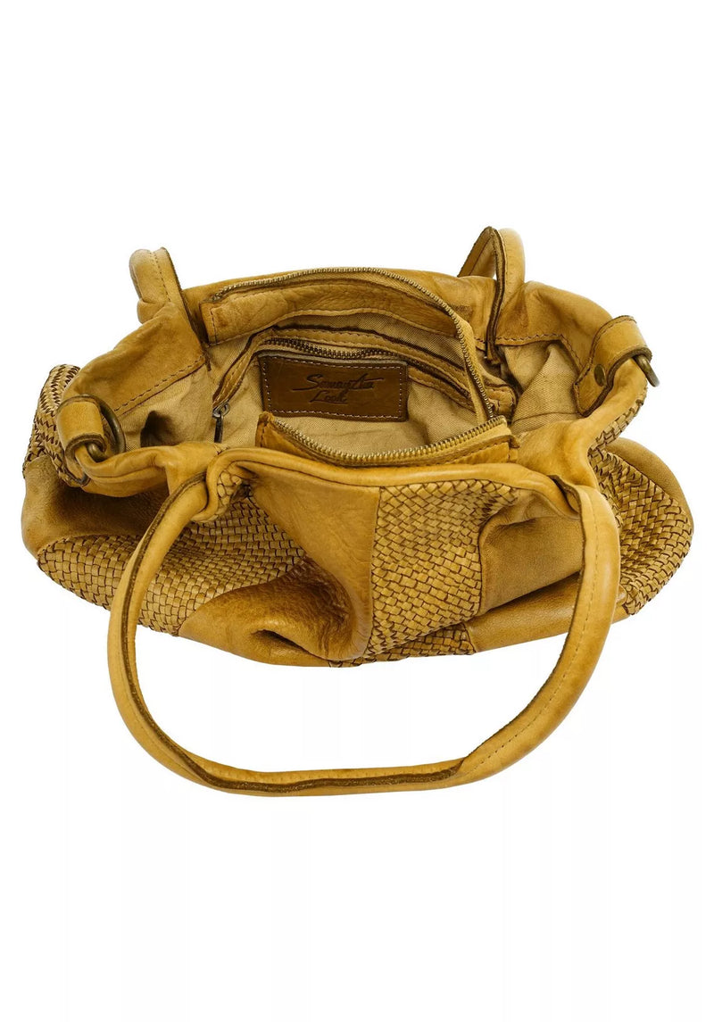 Bolso bandolera mujer amarillo