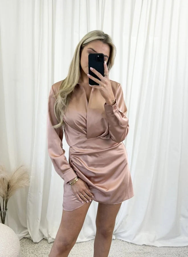 Vestido de mujer rosa sml