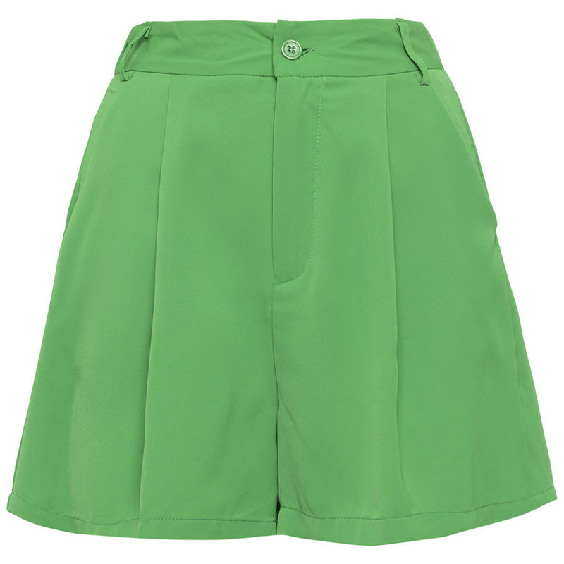 Pantalón corto mujer verde beige sml