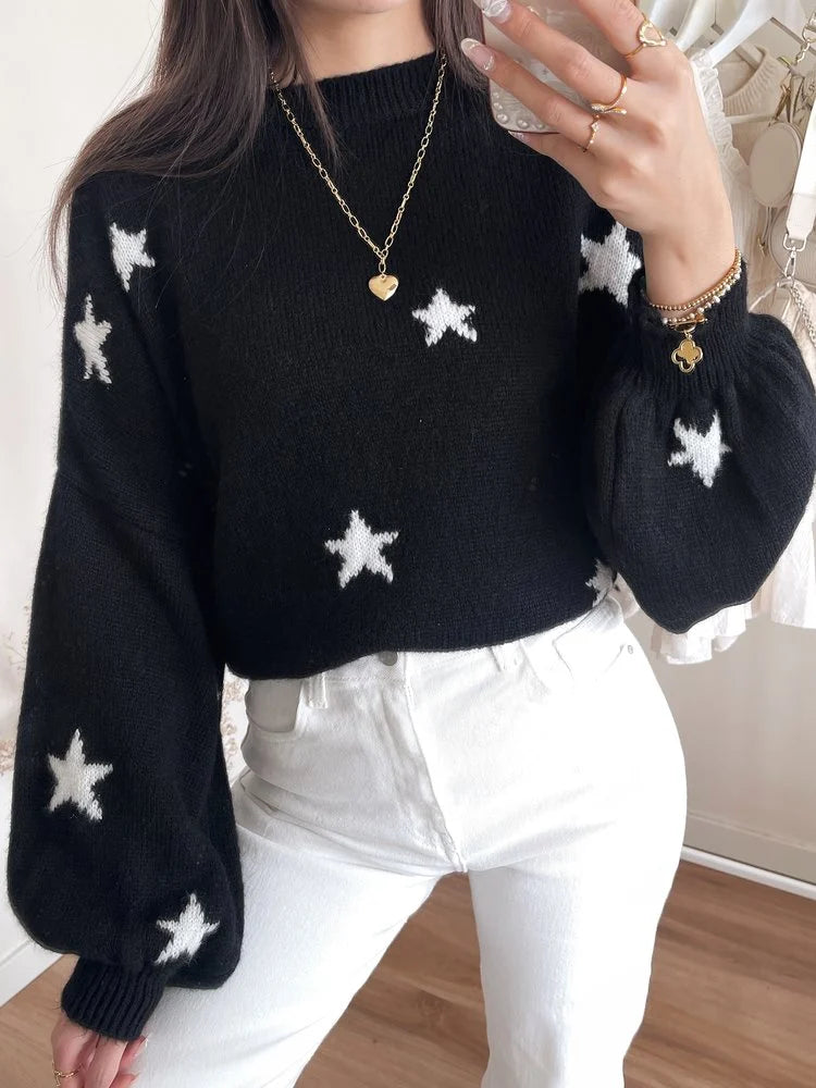 https://www.hellomylovestore.com/en/skylar-star-knit-sweater-black.html