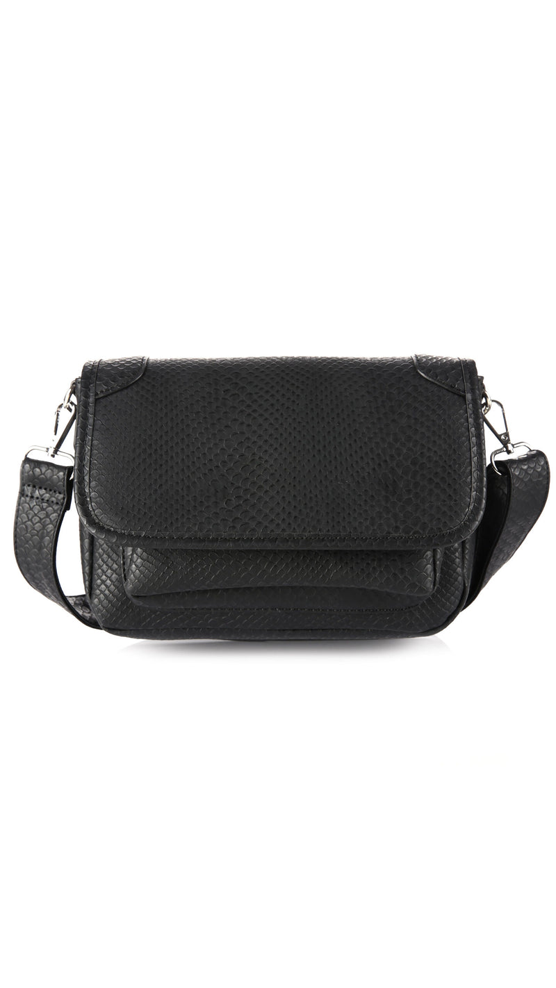 Bolso bandolera de mujer marrón oscuro