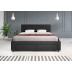 Tweepersoonsbed Suente - Zwart - 160x200 cm