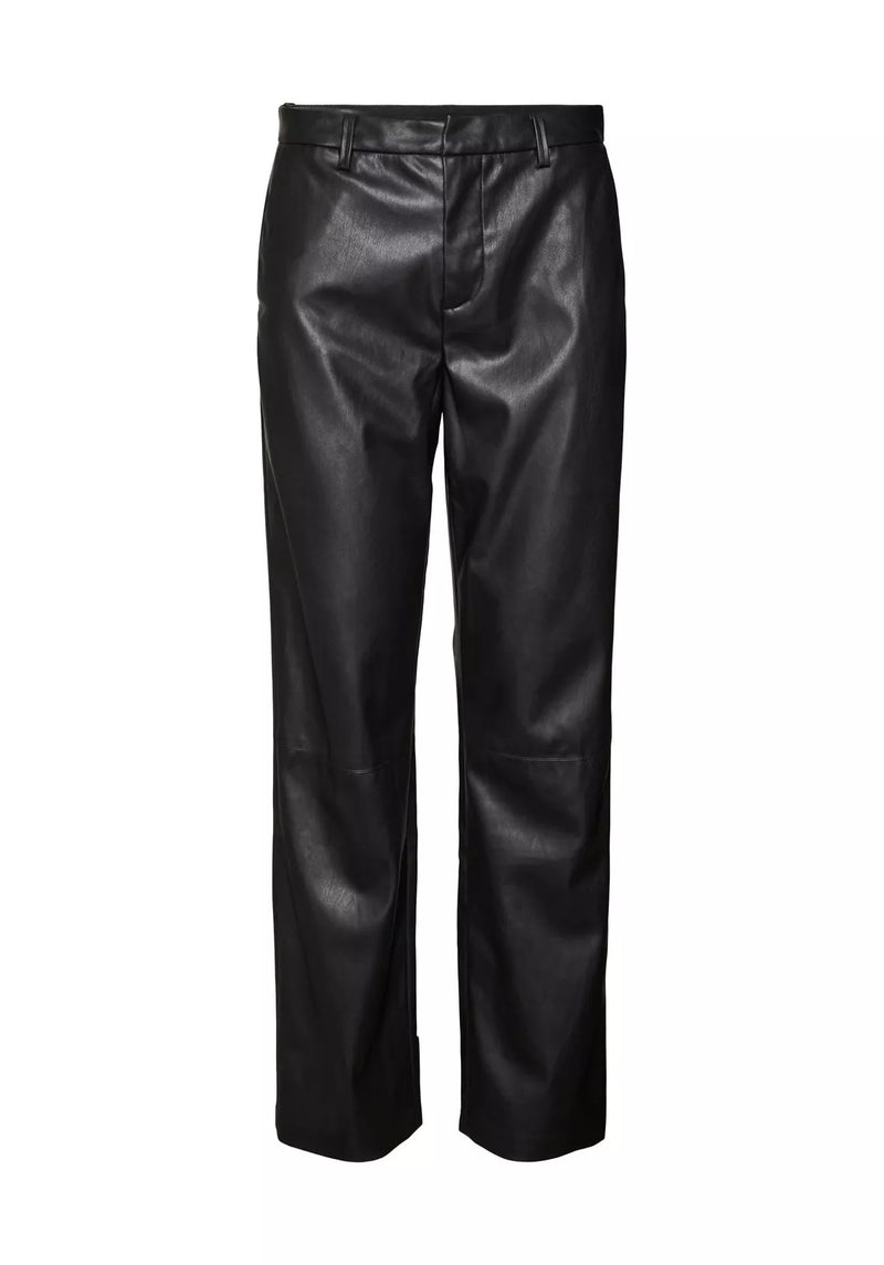 Pantalón de piel mujer negro XS SML XL