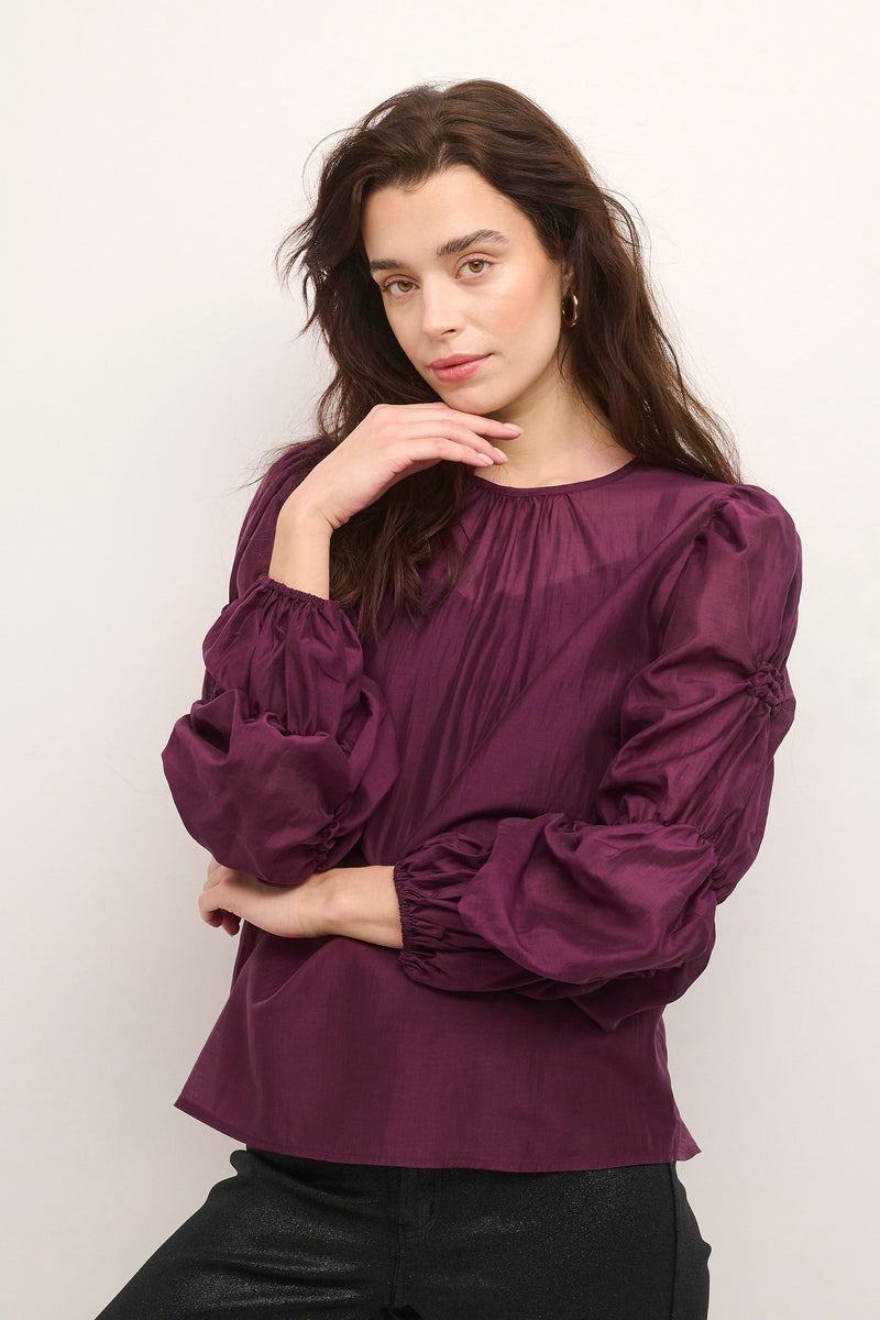 Blusa mujer violeta xs sml xl xxl xxxl