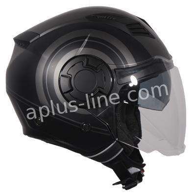 Scooter bromfiets zomerhelm jet helm vito isola roof boxer maten xs s m l xxl | Scooterhelm