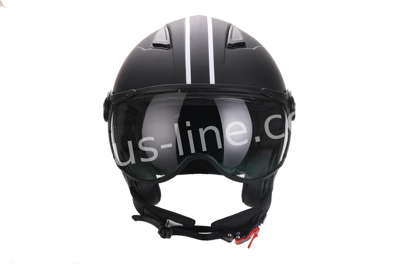 Scooter ciclomotor casco de verano casco jet vito moda notte techo boxer tallas xs sml xl xxl | casco de scooter