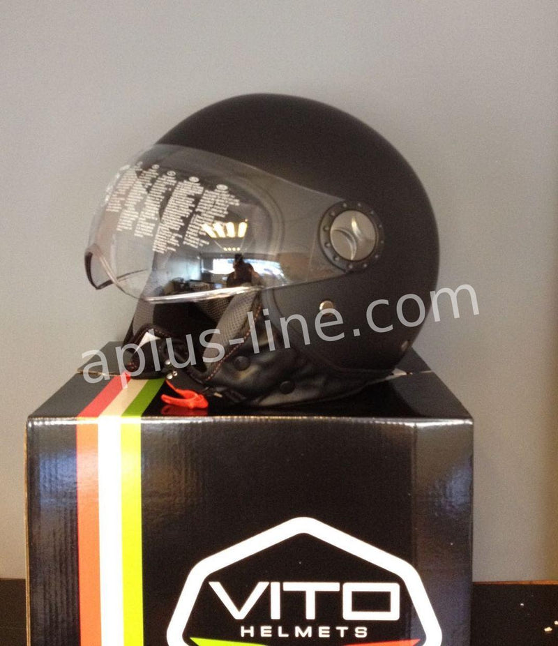 Scooter ciclomotor casco verano casco jet vito loreto techo boxer tallas xs sml xl xxl | casco de scooter