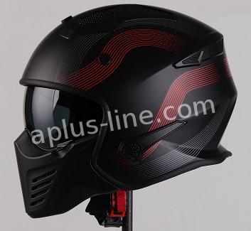 Scooter ciclomotor casco verano casco jet vito bruzano techo boxer tallas xs sml xl xxl | casco de scooter