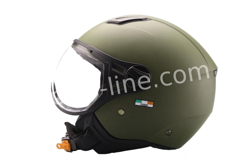 Scooter bromfiets zomerhelm jet helm vito moda notte roof boxer maten xs s m l xl xxl | Scooterhelm