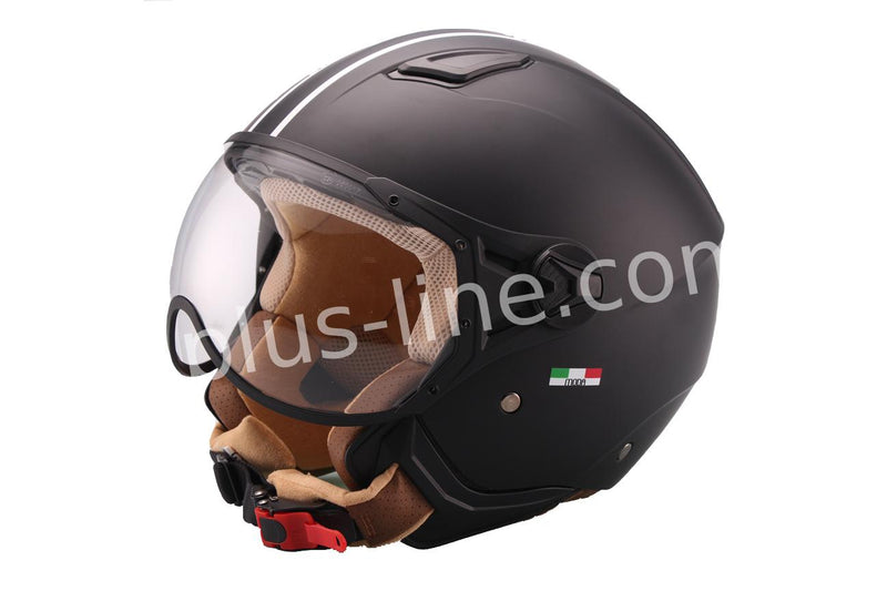 Scooter ciclomotor casco de verano casco jet vito moda notte techo boxer tallas xs sml xl xxl | casco de scooter