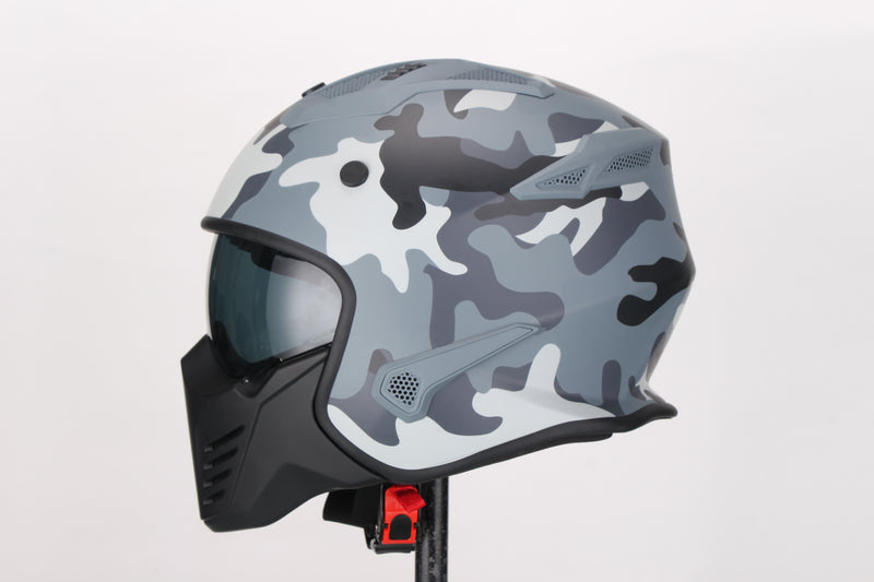 Scooter ciclomotor casco verano casco jet vito bruzano techo boxer tallas xs sml xl xxl | casco de scooter