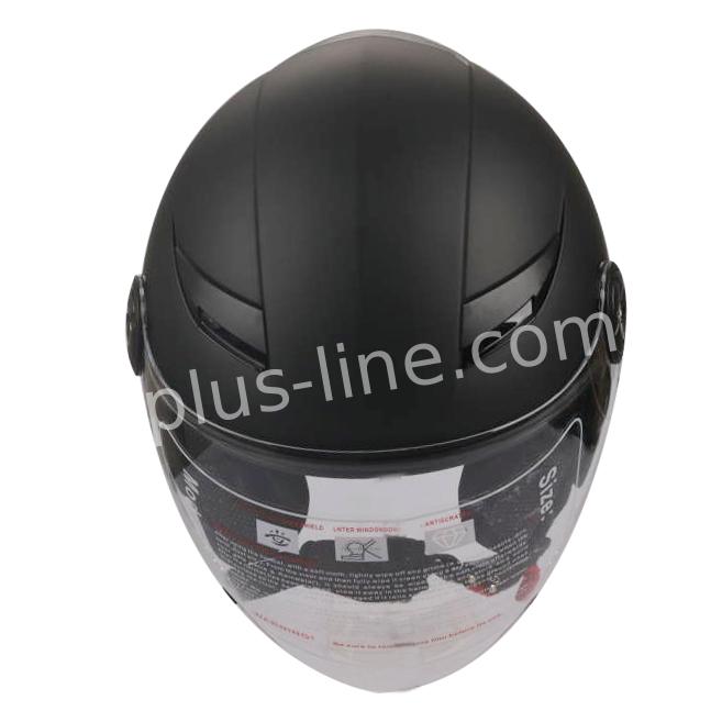 Scooter ciclomotor casco de verano casco jet vito bravo techo boxer blanco brillo negro mate tallas xs sml xl | casco de scooter