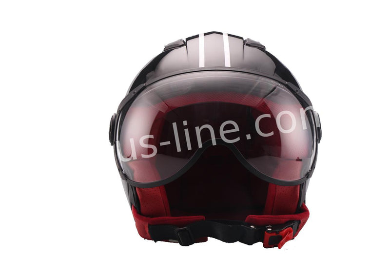 Scooter ciclomotor casco de verano casco jet vito moda notte techo boxer tallas xs sml xl xxl | casco de scooter