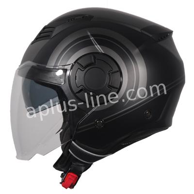 Scooter bromfiets zomerhelm jet helm vito isola roof boxer maten xs s m l xxl | Scooterhelm