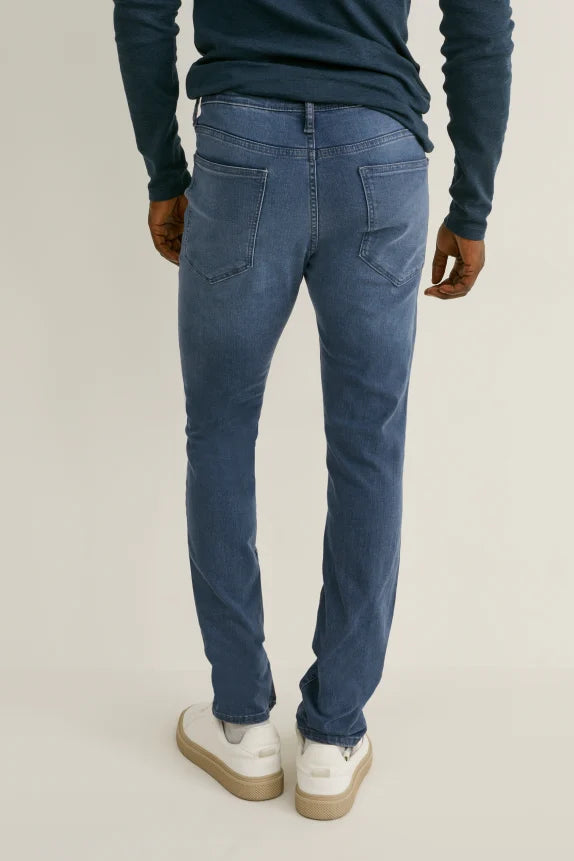 Heren spijkerbroek jeans blauw s m l xl xxl xxxl