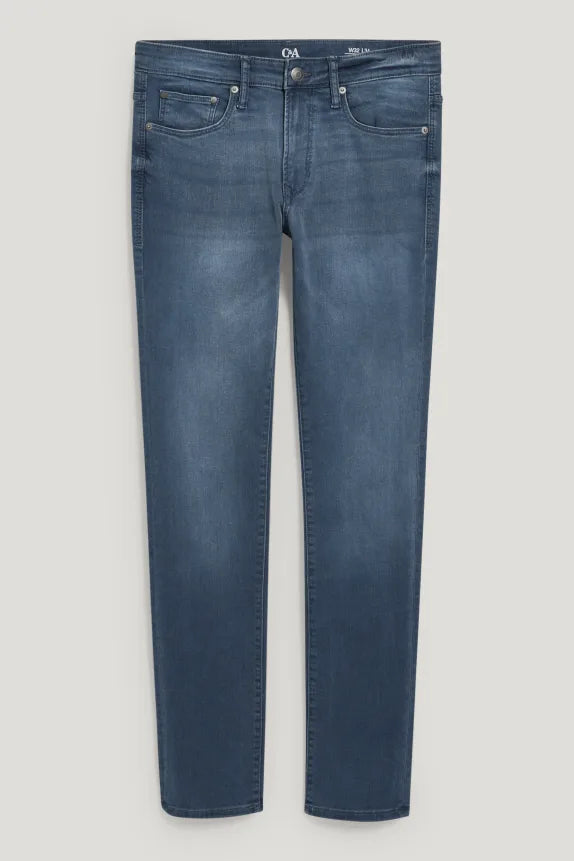 Heren spijkerbroek jeans blauw s m l xl xxl xxxl