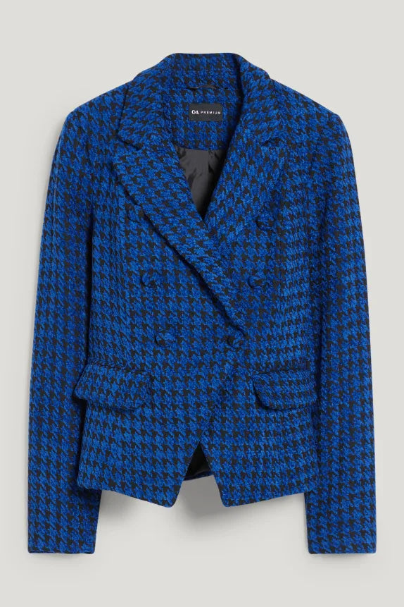 Blazer de mujer marca Clemens &amp; August con bolsillos azul oscuro xs sml xl xxl xxxl