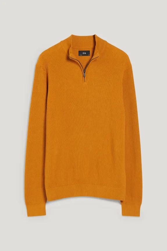 Suéter con capucha para hombre con cremallera gris naranja verde oscuro sml xl xxl