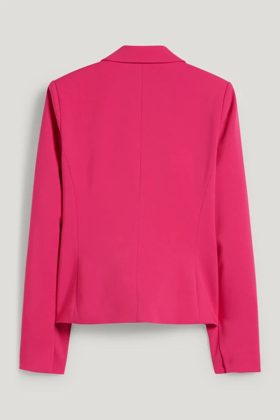 Clemens &amp; August marca blazer de negocios de gran tamaño para mujer fucsia rosa azul marino xs sml xl xxl xxxl