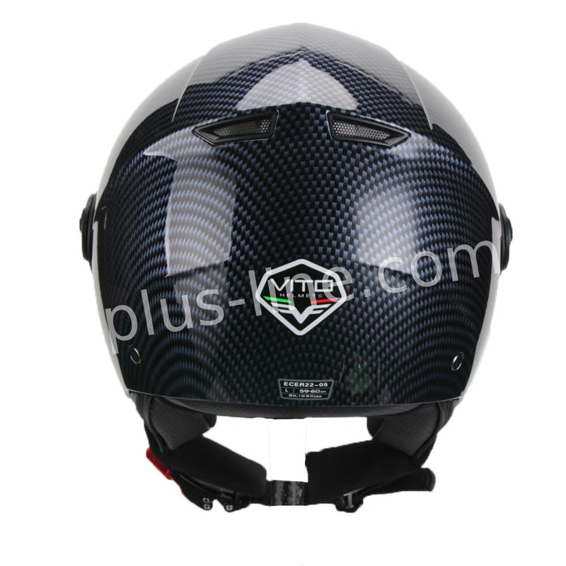 Scooter ciclomotor casco de verano casco jet vito moda notte techo boxer tallas xs sml xl xxl | casco de scooter