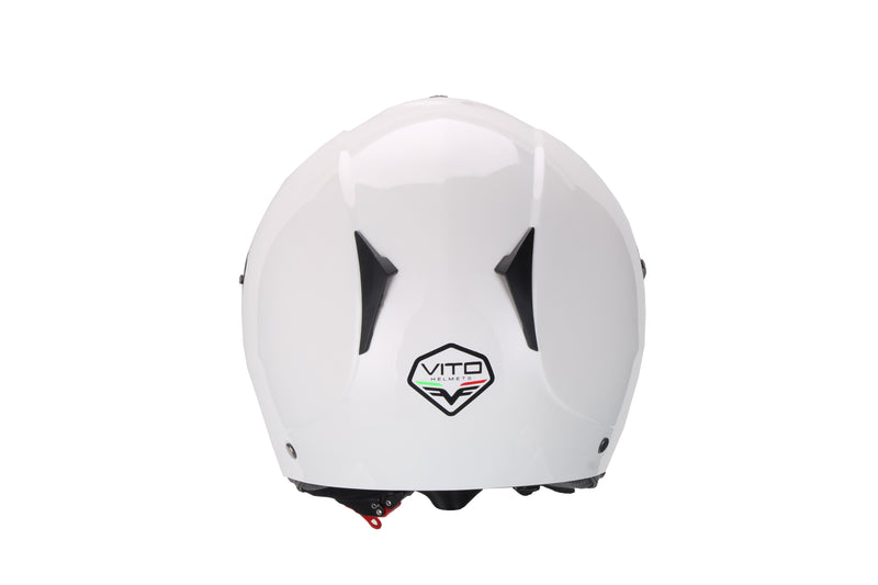 Scooter ciclomotor casco de verano casco jet vito palermo roof boxer negro mate blanco tallas xs sml xl xxl | casco de scooter